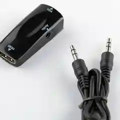 Переходник HDMI (мама) - VGA+AUDIO