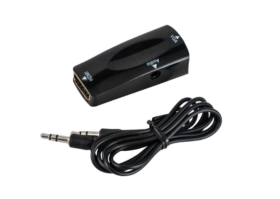 Переходник HDMI (мама) - VGA+AUDIO