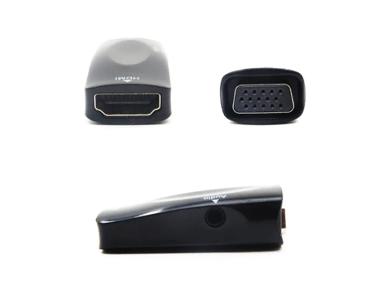 Переходник HDMI (мама) - VGA+AUDIO