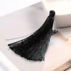 Черный кисточки декоративные для рукоделия и изготовления сережек