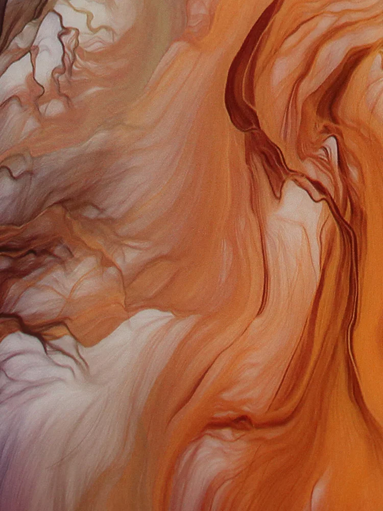 Коричневый чехол iPhone XS / X с рисунком акварель (разные цвета)