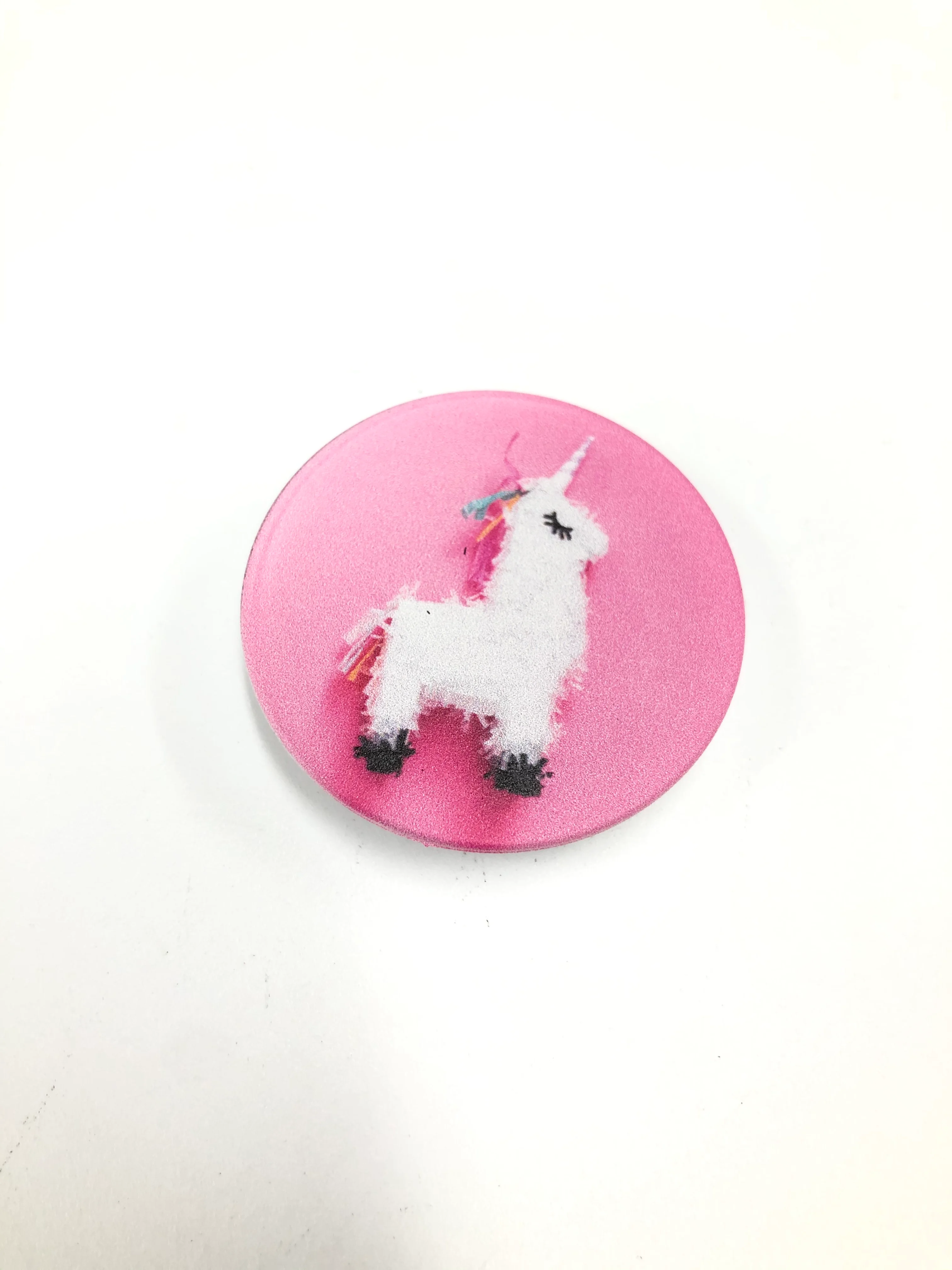 Розовый попсокет Popsocket держатель для телефона и наушников. Сердце, губы, поцелуй, любовь
