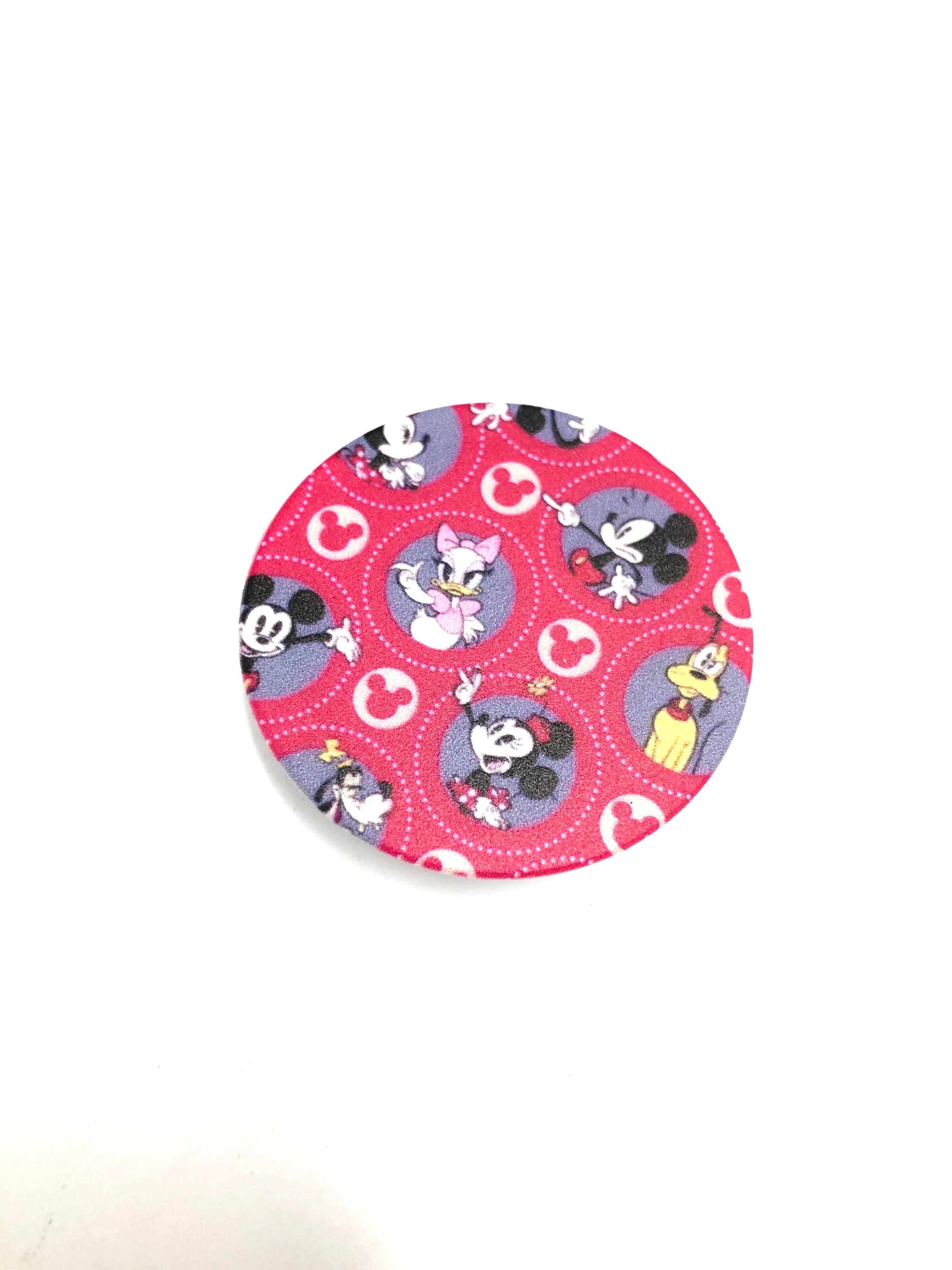 Желтый попсокет Popsocket держатель для телефона и наушников. Сердце, губы, поцелуй, любовь