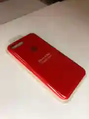 Красный чехол для iPhone 7 Plus / 8 Plus силиконовый, Silicone case