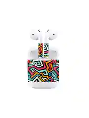 Индиго наклейка для наушников Apple Airpods 1, 2