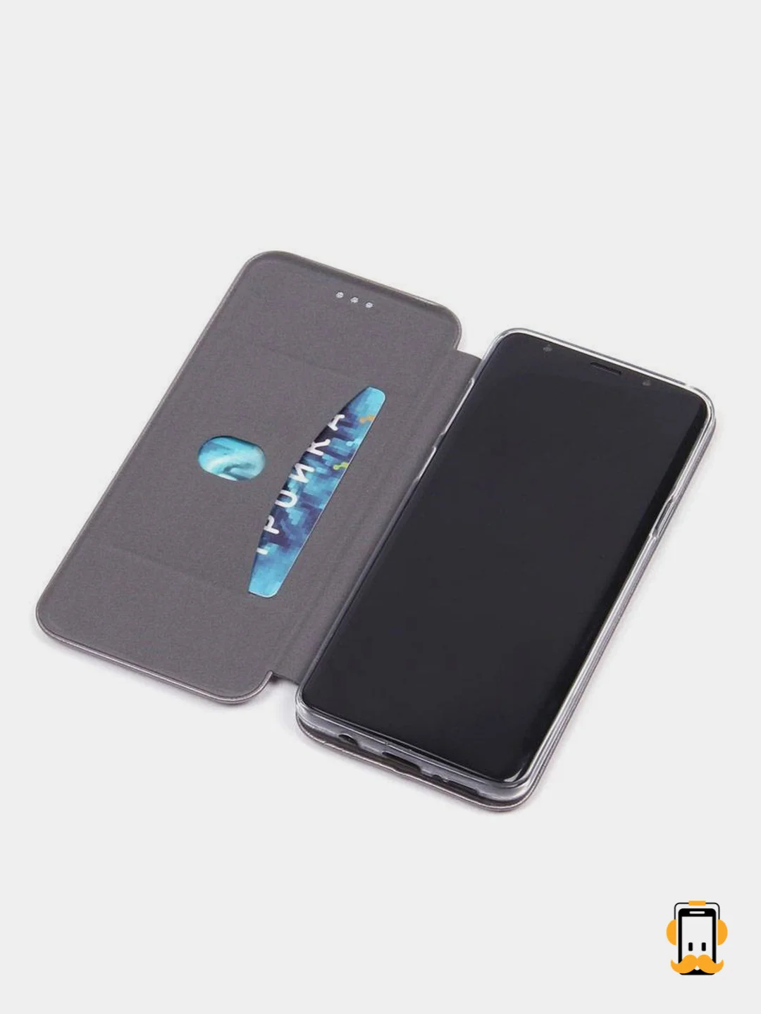 Черный чехол книжка на Samsung Galaxy J7 2017 (J730), Самсунг Галакси Джи7 2017 (Джи730)