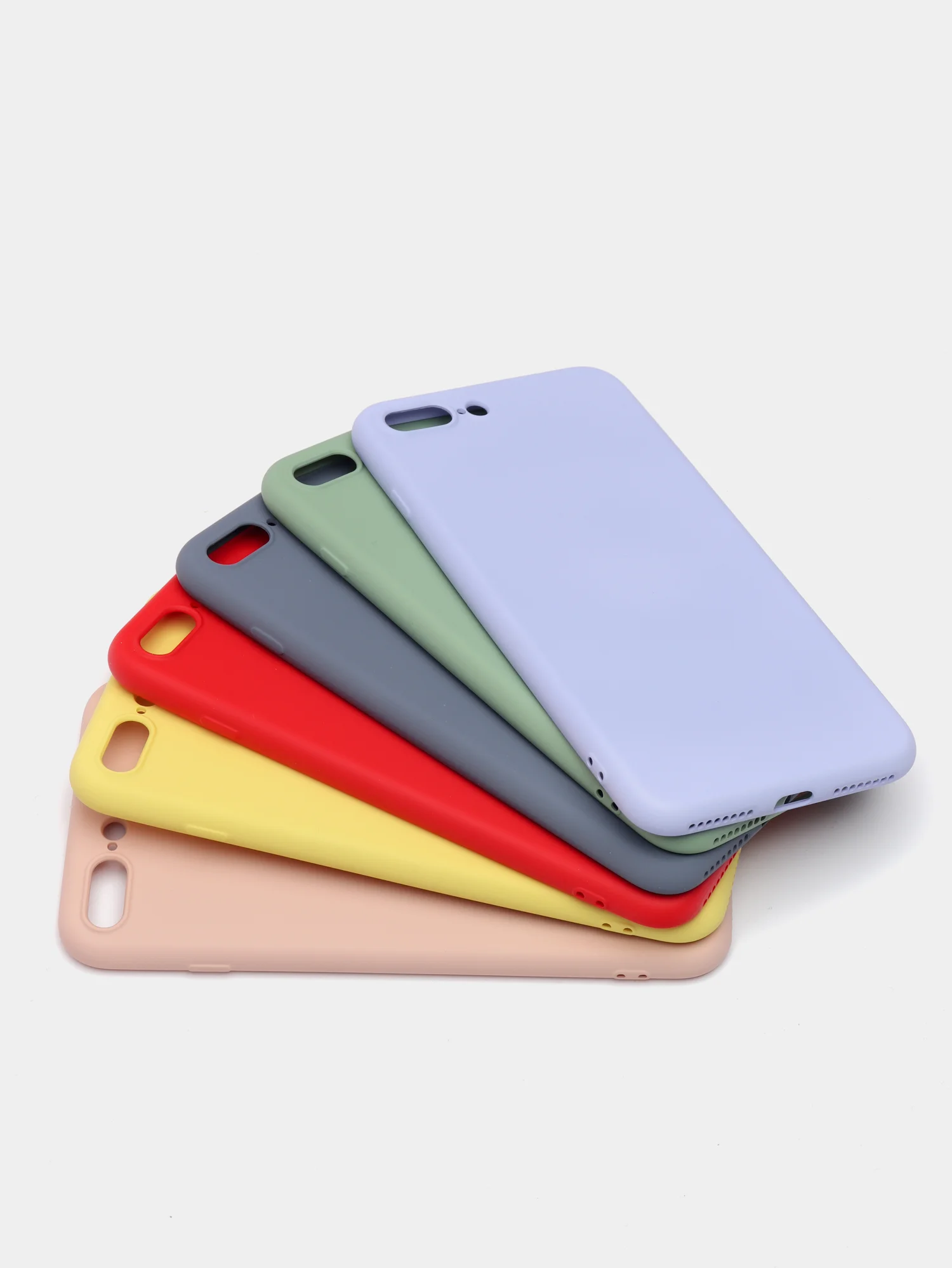 Бежевый силиконовый чехол на IPhone 6/6s, 7/8,7+/8+