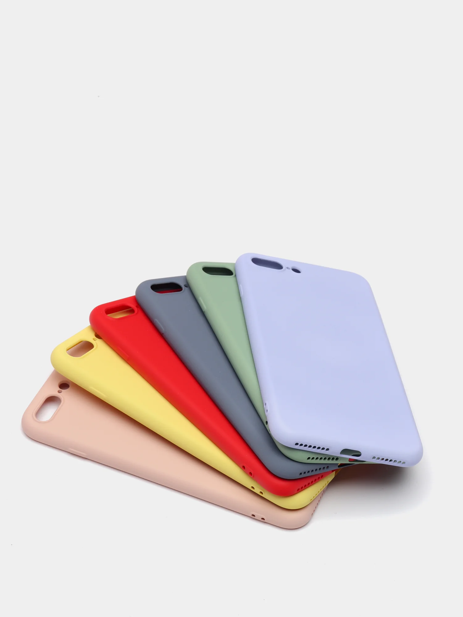 Бежевый силиконовый чехол на IPhone 6/6s, 7/8,7+/8+