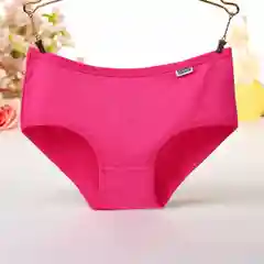 Фуксия женские хлопковые трусы слипы