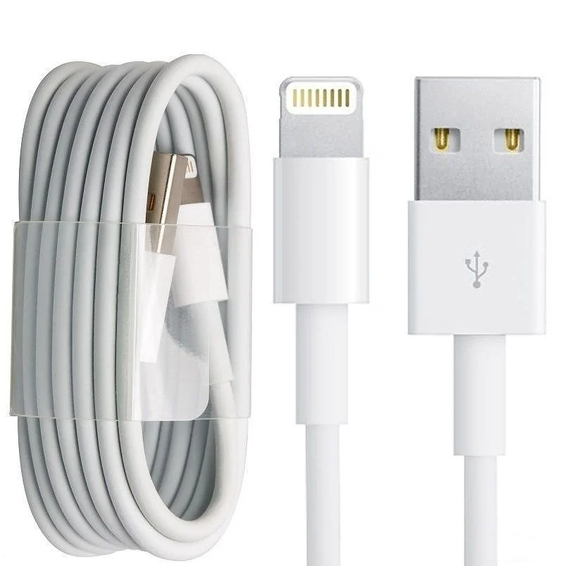 Кабель Lightning на все модели iPhone 5/6+/6/7+/7/8/X/XS/XR/11/11 Pro/Max (шнур провод зарядка зарядник айфон айпад ipad лайтнинг телефон смартфон зарядное устройство)