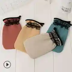 Варежка мочалка для душа и бани / рукавицы для бани