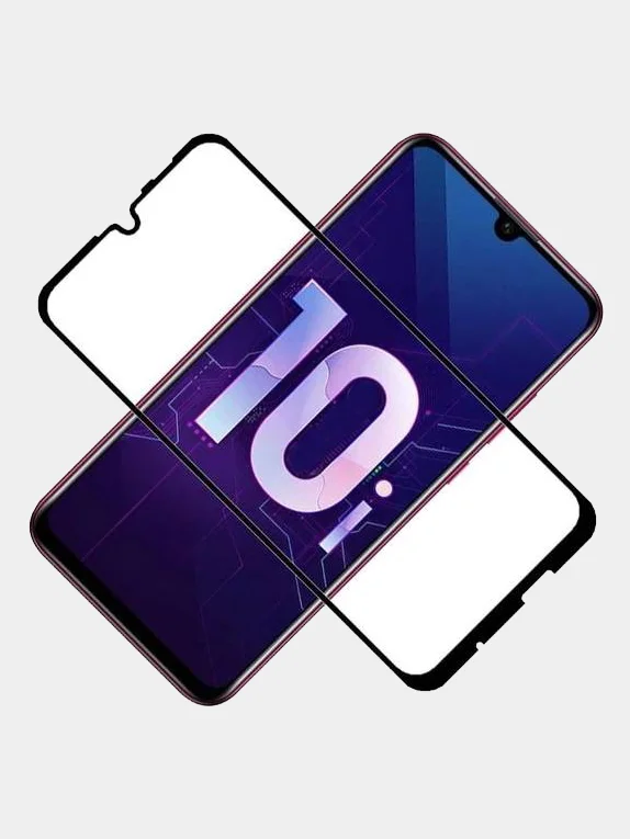 Защитное стекло 5D для Huawei Honor 10i, черное