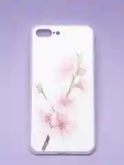 Белый силиконовый чехол на iPhone 7+/8+