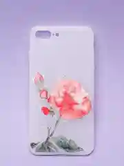 Красный силиконовый чехол на iPhone 7+/8+