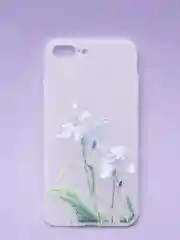 Фиолетовый силиконовый чехол на iPhone 7+/8+