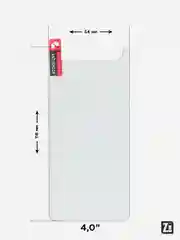 Защитное стекло универсальное 4", 4.3", 4.5", 5", 5.3", 5.5", 6"