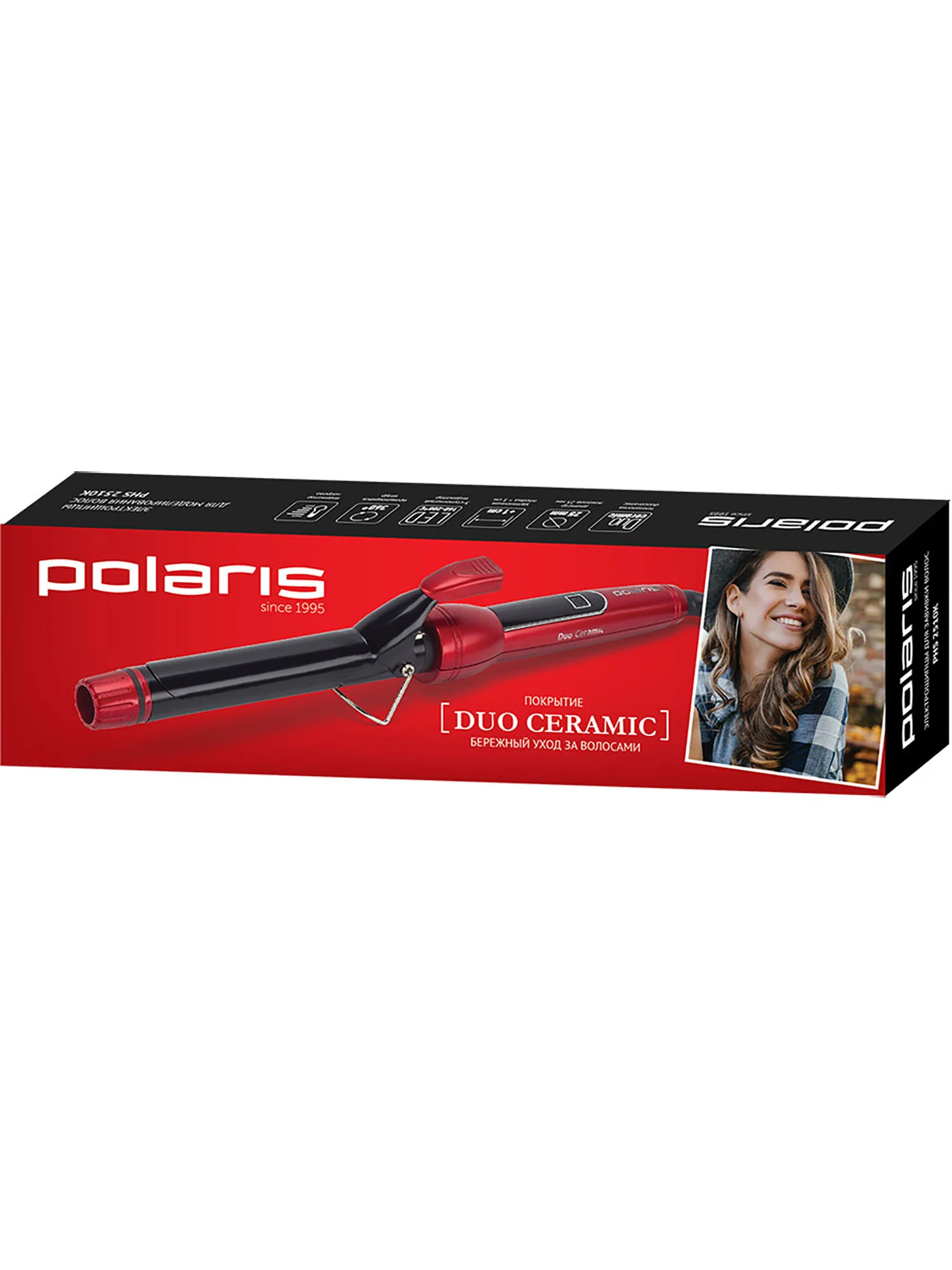Стайлер Polaris PHS 2510K красный