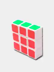 Белый кубик-головоломка 3х3х1