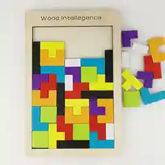Тетрис головоломка деревянная игрушка