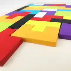 Тетрис головоломка деревянная игрушка