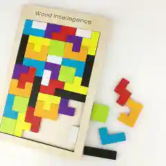 Тетрис головоломка деревянная игрушка