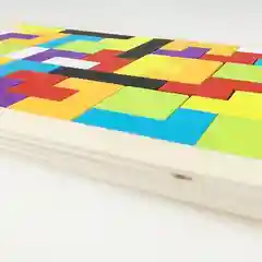 Тетрис головоломка деревянная игрушка