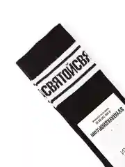 Носки с лого СВЯТОЙ чёрные