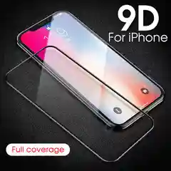 Защитное стекло 9D на iPhone 11, 11 Pro, 11 ProMax, XS, XS Max, XR, X, 7/8 Plus, 7/8, 6/6s