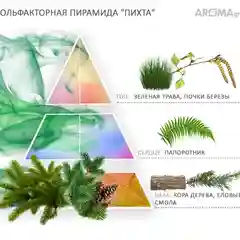 Картридж с арома-маслом для аппарата AROMAgroup Spa 200, аромат "Пихта", 110 мл.