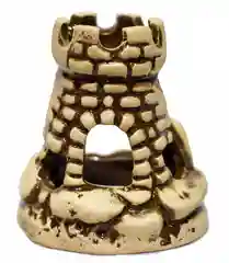 Декорация в аквариум мини-башня 8,5x6,5x10см