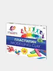 Пластилин классический ЛУЧ "Классика", 10 цветов, 200 грамм