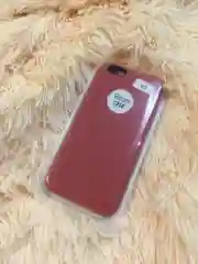 Багровый чехол Apple Silicone Case для Iphone 6 / 6s
