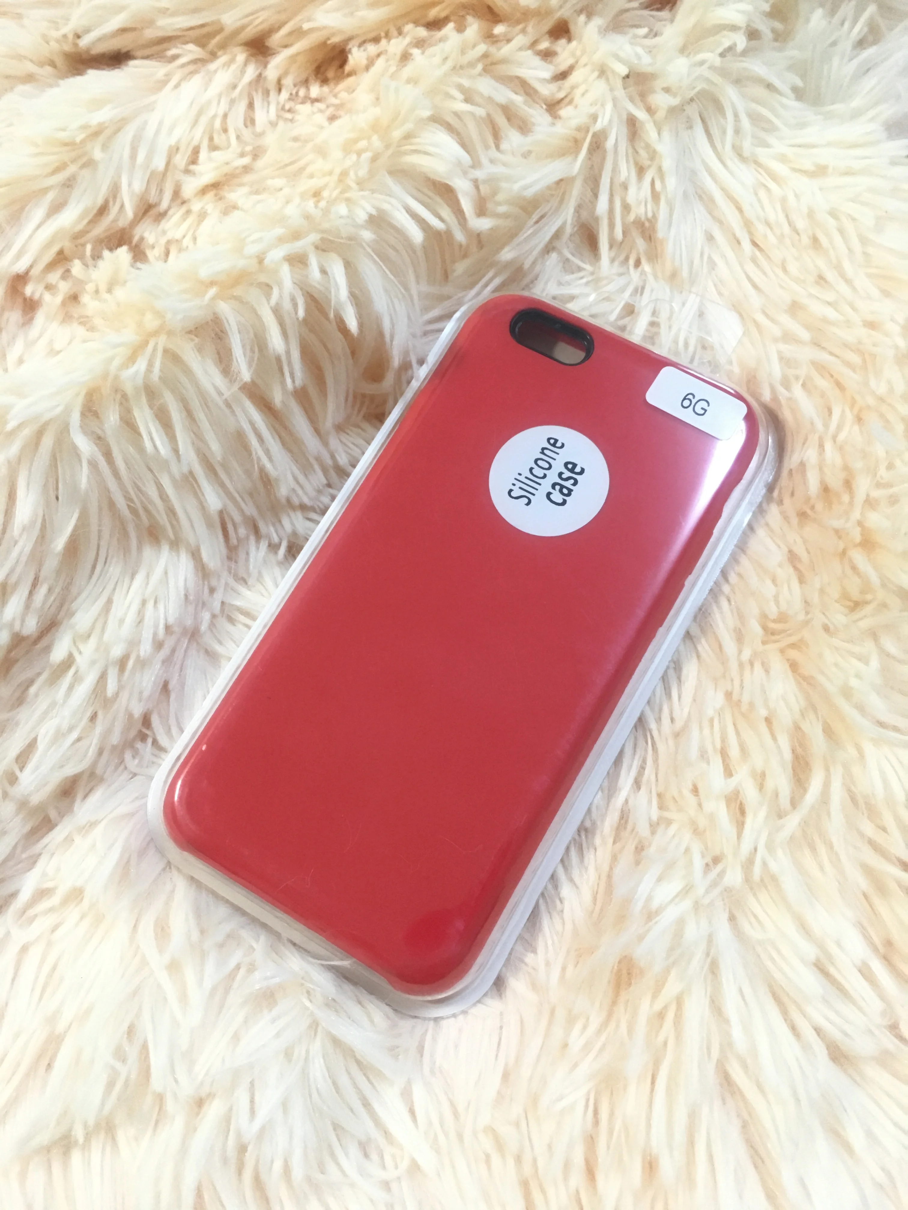 Красный чехол Apple Silicone Case для Iphone 6 / 6s