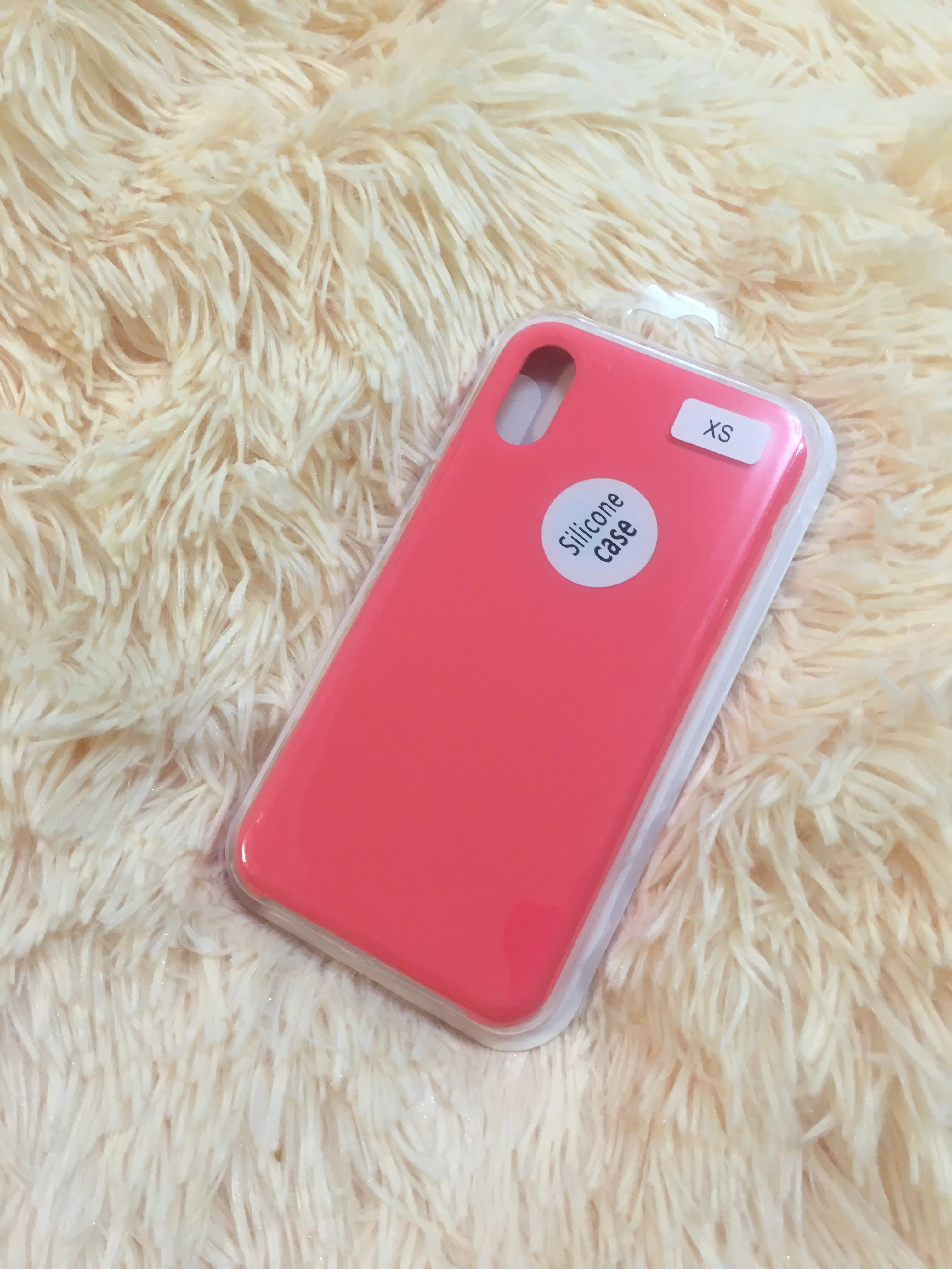 Коралловый чехол Apple Silicone Case для Iphone X / Xs