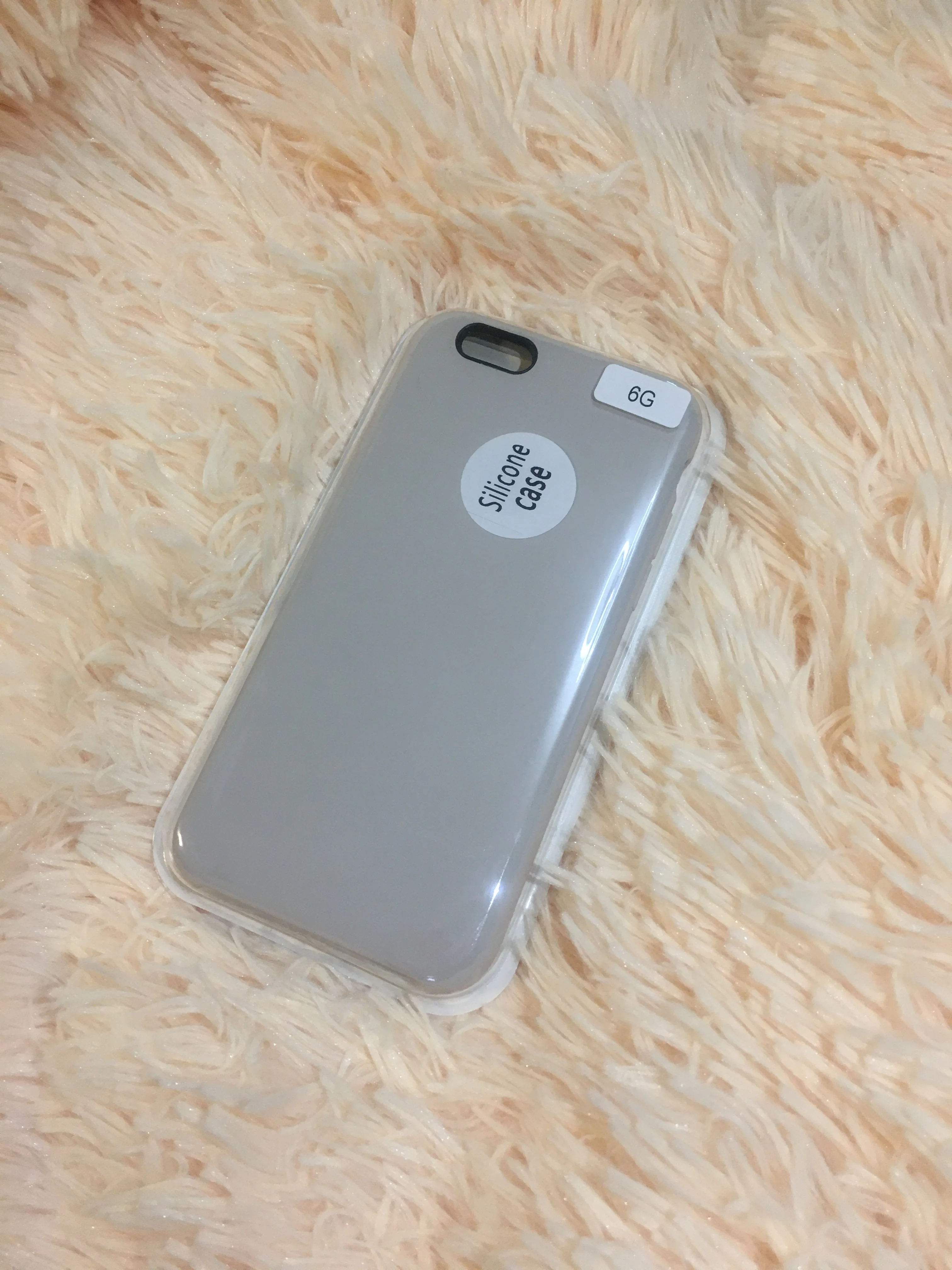 Серый чехол Apple Silicone Case для Iphone 6 / 6s