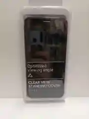 Черный чехол книжка Clear view standing cover Samsung - A9 2018, S9,S9 plus,S10 lite,M20