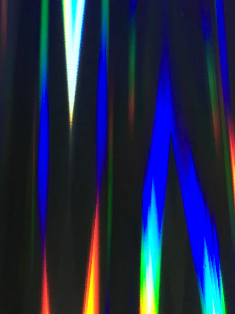 Черный чехол iPhone 11 Омбре Laser Glass (глянцевый с лазерным переливом)