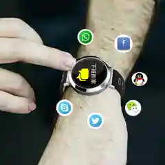 Голубой часы смарт Y10