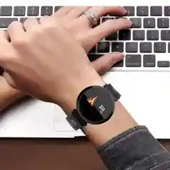 Голубой часы смарт Y10
