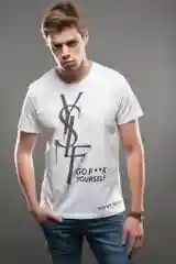 Футболка с принтом White