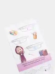 Белый iq-блокнот логика, головоломки, лабиринты "Маша и Медведь"