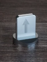 Зеленый кабель магнитный светящийся для зарядки iphone / micro usb / type-c