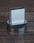 Зеленый кабель магнитный светящийся для зарядки iphone / micro usb / type-c