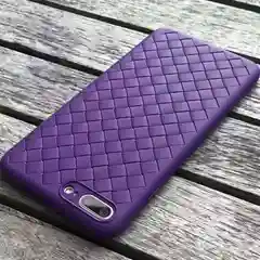 Черный силиконовый чехол "Плетение" для iPhone 6/7/8 plus/X/XS Max/Xr/11/12/13/Pro/Pro Max/mini