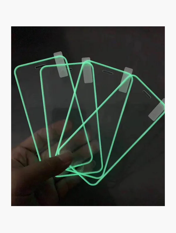 Светящееся защитное стекло для iPhone 7/8, 7/8Plus, X, Xr, XsMax, 11, 11Pro