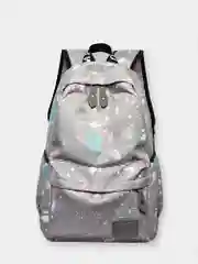 Серый рюкзак "Galaxy" женский, городской черный,  16л
