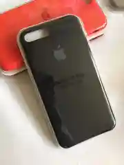Черный защитный чехол для iPhone 7+, iPhone 8+ с яблоком