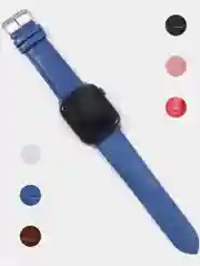 Белый кожаный ремешок для Apple Watch