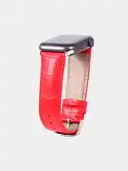 Красный кожаный ремешок для Apple Watch