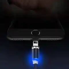 Магнитный кабель с коннектором для зарядки телефона Lightning iPhone/micro-USB/Type-C